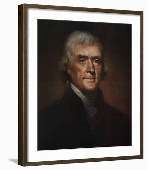 Thomas Jefferson-Rembrandt Peale-Framed Art Print