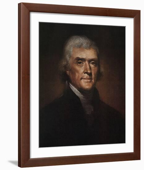 Thomas Jefferson-Rembrandt Peale-Framed Art Print