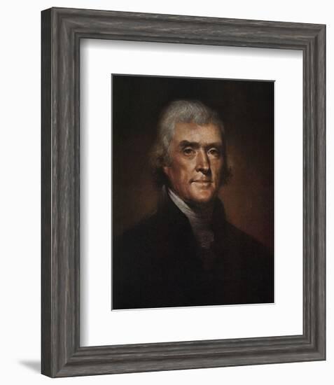 Thomas Jefferson-Rembrandt Peale-Framed Giclee Print