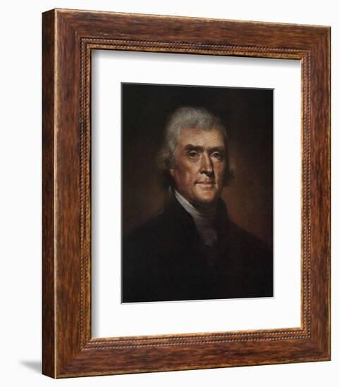 Thomas Jefferson-Rembrandt Peale-Framed Giclee Print