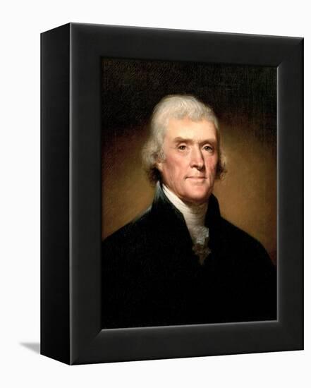 Thomas Jefferson-Rembrandt Peale-Framed Premier Image Canvas