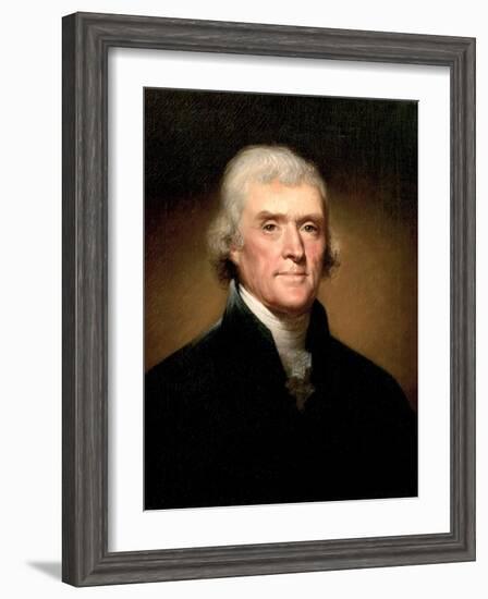 Thomas Jefferson-Rembrandt Peale-Framed Giclee Print