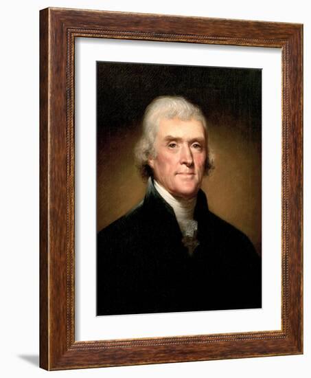 Thomas Jefferson-Rembrandt Peale-Framed Giclee Print