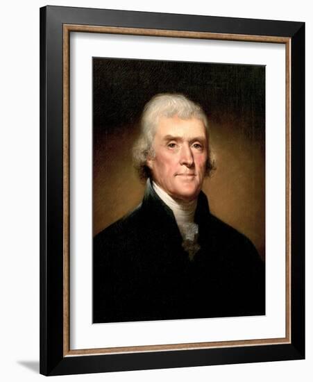 Thomas Jefferson-Rembrandt Peale-Framed Giclee Print