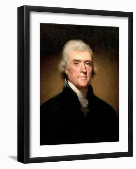 Thomas Jefferson-Rembrandt Peale-Framed Giclee Print