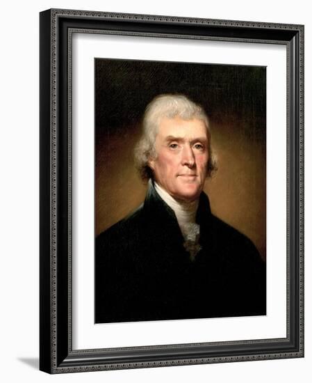 Thomas Jefferson-Rembrandt Peale-Framed Giclee Print