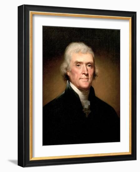 Thomas Jefferson-Rembrandt Peale-Framed Giclee Print