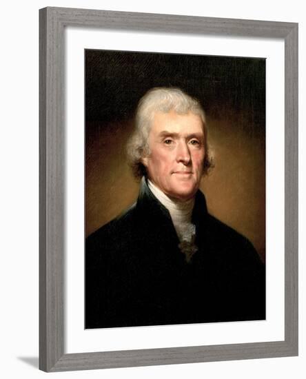 Thomas Jefferson-Rembrandt Peale-Framed Giclee Print