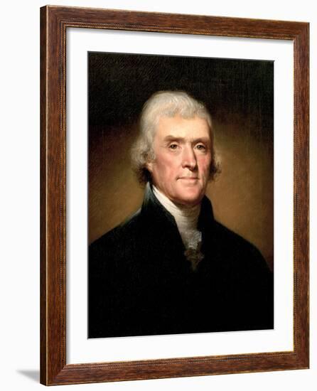 Thomas Jefferson-Rembrandt Peale-Framed Giclee Print