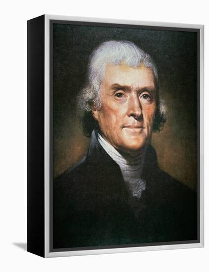 Thomas Jefferson-Rembrandt Peale-Framed Premier Image Canvas