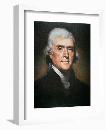 Thomas Jefferson-Rembrandt Peale-Framed Giclee Print