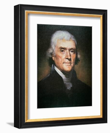 Thomas Jefferson-Rembrandt Peale-Framed Giclee Print