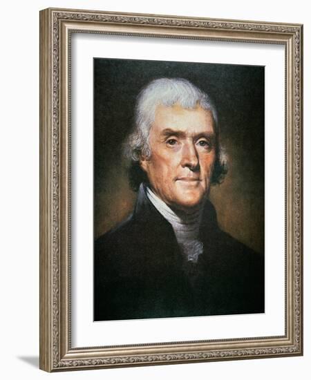 Thomas Jefferson-Rembrandt Peale-Framed Giclee Print