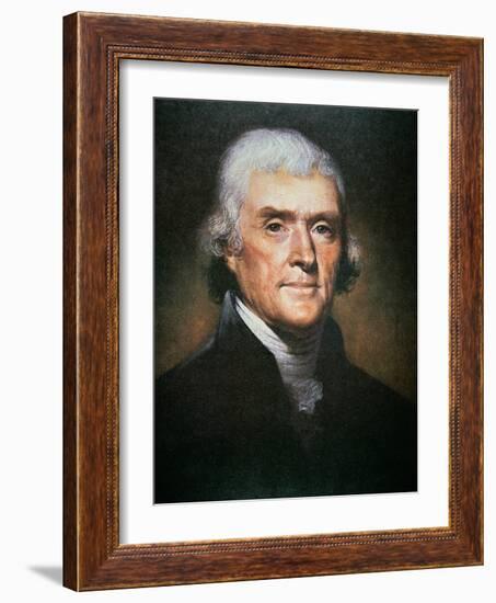 Thomas Jefferson-Rembrandt Peale-Framed Giclee Print