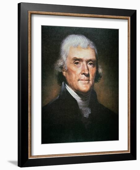 Thomas Jefferson-Rembrandt Peale-Framed Giclee Print