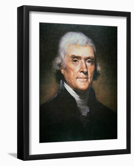 Thomas Jefferson-Rembrandt Peale-Framed Giclee Print