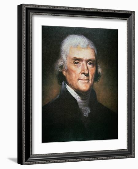 Thomas Jefferson-Rembrandt Peale-Framed Giclee Print