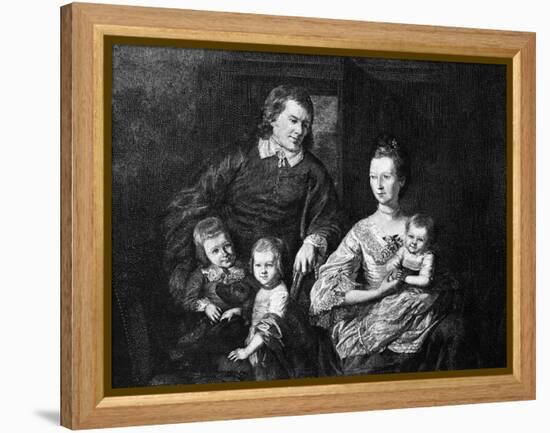 Thomas Johnson Family-Charles Wilson Peale-Framed Stretched Canvas