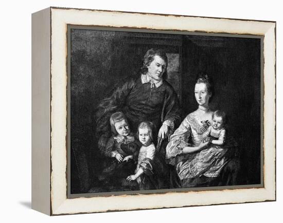 Thomas Johnson Family-Charles Wilson Peale-Framed Stretched Canvas