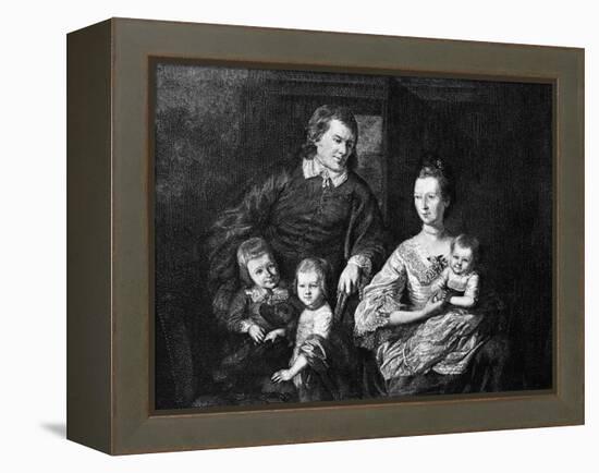 Thomas Johnson Family-Charles Wilson Peale-Framed Stretched Canvas