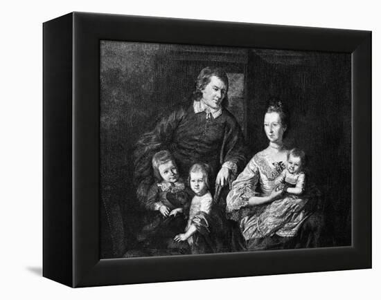 Thomas Johnson Family-Charles Wilson Peale-Framed Stretched Canvas