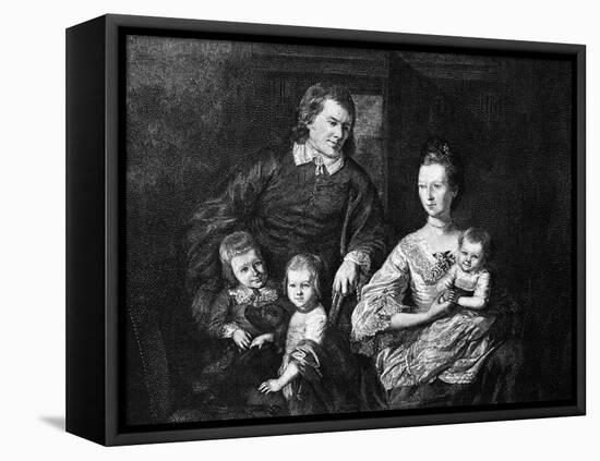 Thomas Johnson Family-Charles Wilson Peale-Framed Stretched Canvas