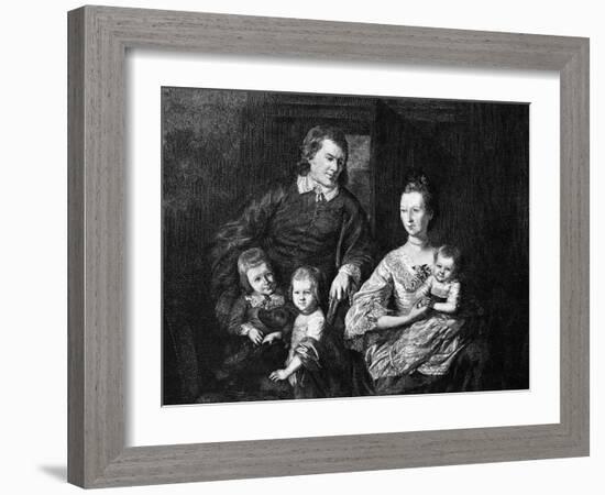 Thomas Johnson Family-Charles Wilson Peale-Framed Art Print