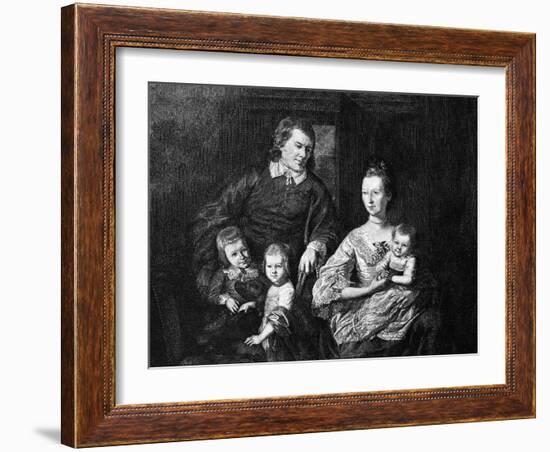 Thomas Johnson Family-Charles Wilson Peale-Framed Art Print