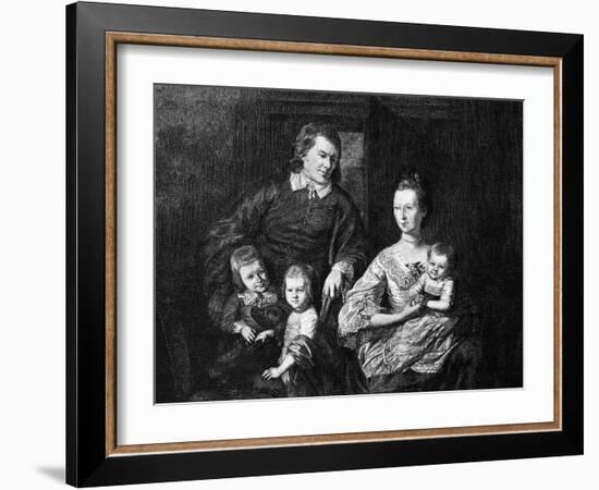 Thomas Johnson Family-Charles Wilson Peale-Framed Art Print