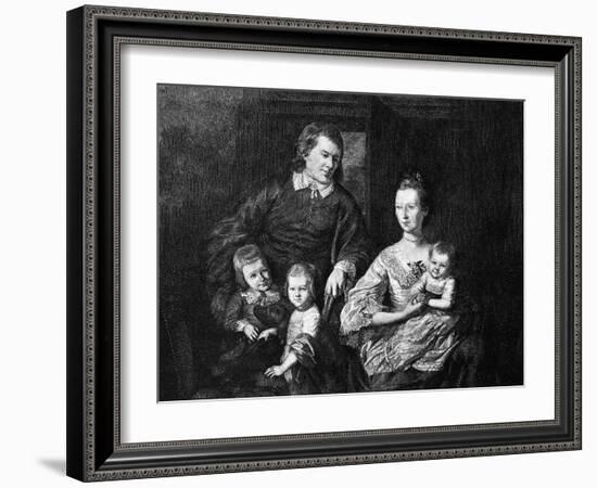 Thomas Johnson Family-Charles Wilson Peale-Framed Art Print