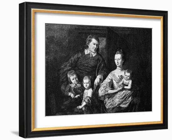 Thomas Johnson Family-Charles Wilson Peale-Framed Art Print