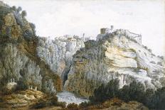 A Cavern near to St. Agnese without the Porta Pia (Oil on Paper)-Thomas Jones-Giclee Print
