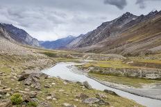 Chorten at Kachod Drub Ling Nunnery, overlooking Kharsa Valley, Ladakh, India, Himalayas, Asia-Thomas L. Kelly-Photographic Print