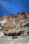 Rafting through magnificent Zanskar Gorge, Ladakh, India, Asia-Thomas L. Kelly-Photographic Print