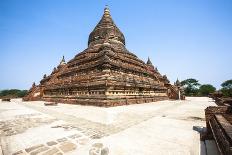 The Shwezigon Pagoda (Shwezigon Paya), a Buddhist Temple Located in Nyaung-U, a Town Near Bagan-Thomas L-Photographic Print