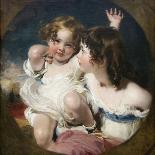 The Calmady Children (Emily, 1818–1906, and Laura Anne, 1820–94), 1823-Thomas Lawrence-Giclee Print