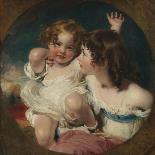 The Calmady Children (Emily, 1818–1906, and Laura Anne, 1820–94), 1823-Thomas Lawrence-Giclee Print