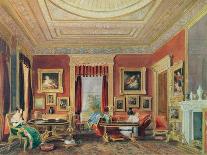 The Drawing Room, Leigh Court, Bristol, C.1840-Thomas Leeson the Elder Rowbotham-Giclee Print