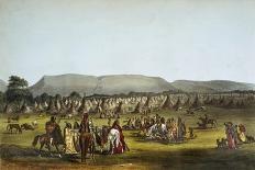 Encampment of Piekann Indians Near Fort Mckenzie-Thomas Loraine Mckenney-Giclee Print