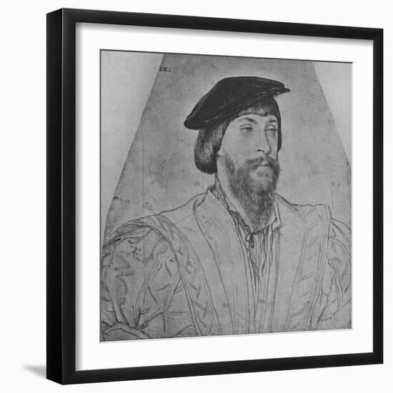 'Thomas, Lord Vaux', c1533 (1945)-Hans Holbein the Younger-Framed Giclee Print