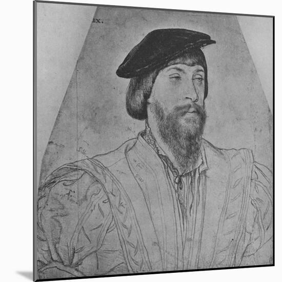 'Thomas, Lord Vaux', c1533 (1945)-Hans Holbein the Younger-Mounted Giclee Print
