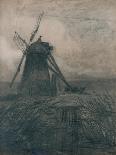 'A Marsh Mill', c1840-Thomas Lound-Framed Giclee Print