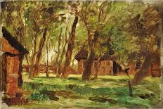 Farmstead under Trees-Thomas Ludwig Herbst-Giclee Print