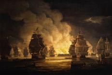 The Battle of Algiers: the Bombardment, 1824-Thomas Luny-Giclee Print