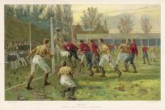 Scoring a Goal-Thomas M. Henry-Framed Art Print