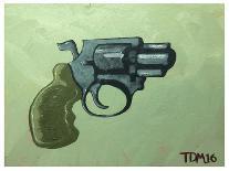 Pistol, 2016 (Oil on Canvas)-Thomas MacGregor-Giclee Print