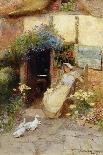 At the Cottage Door, 1913-Thomas Mackay-Giclee Print