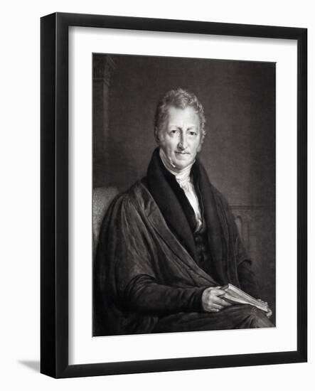 Thomas Malthus Portrait Population-Paul Stewart-Framed Photographic Print