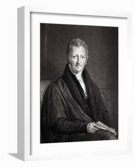 Thomas Malthus Portrait Population-Paul Stewart-Framed Photographic Print