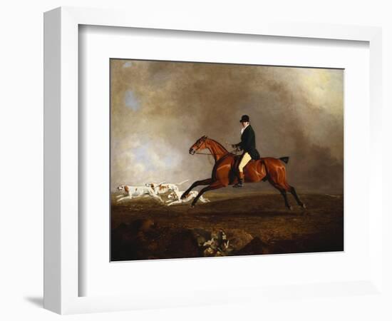 Thomas Mellish on His Hunter 'saucebox'-Benjamin Marshall-Framed Giclee Print